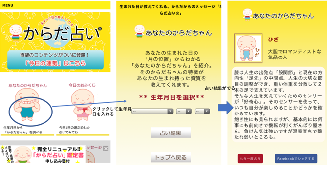 からだ占い